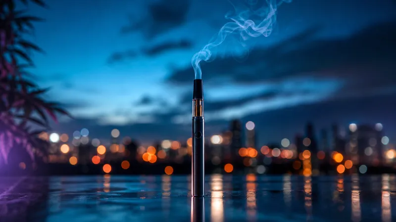 Les effets psychotropes du THC en vape